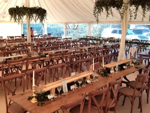 6ft x 2ft 6in Rustic Folding Table
