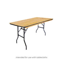 5ft x 2ft 6in trestle table