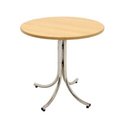 Round Beech Folding Cafe Table