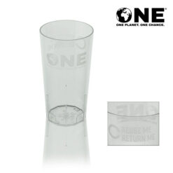 ONE Planet ONE Chance® Polycarbonate Reusable Half Pint To Brim (10oz)