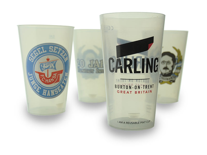 screen print branded reusable cups