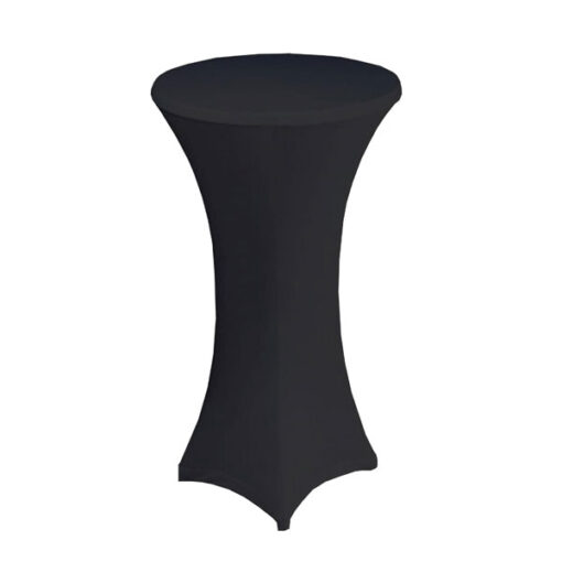 Stretch Lycra Poseur Table Cover Black