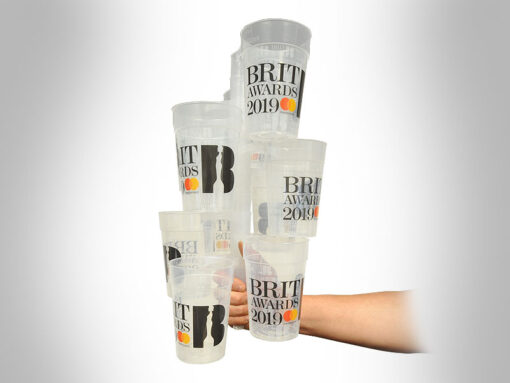 hire STACK-CUP™ Love Your Planet Reusable Plastic Half Pints