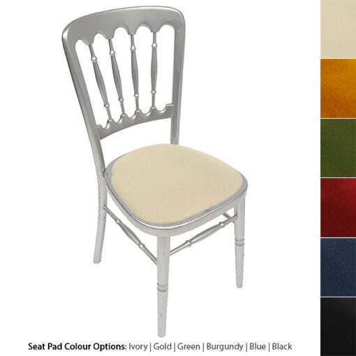 napoleon silver chair